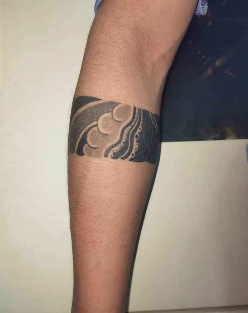 传统臂环纹身图片_手臂纹身图案