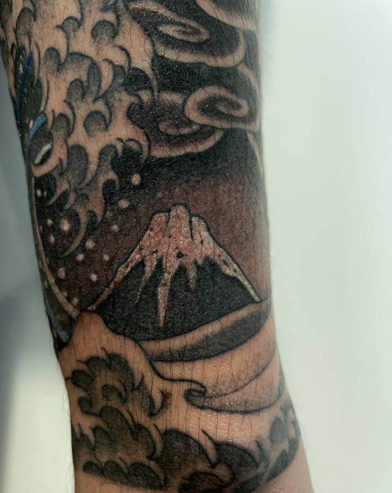 传统小半臂纹身图片_手臂纹身图案