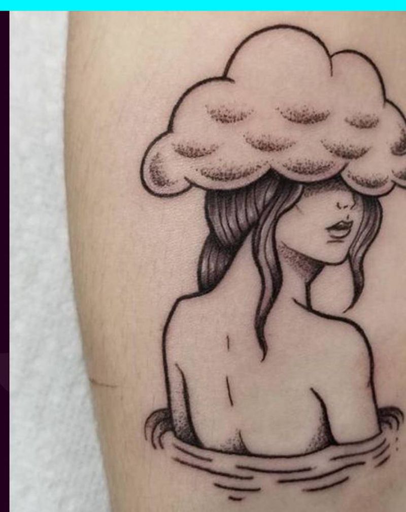 黑灰纹身图片_手部腿部黑灰纹身图案