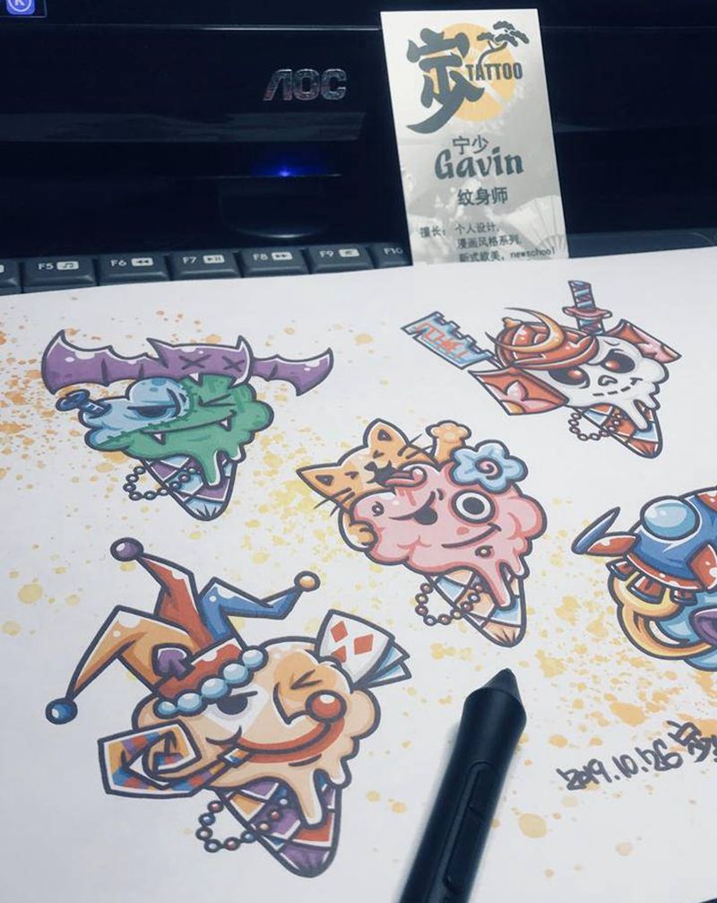 五个口味小雪糕