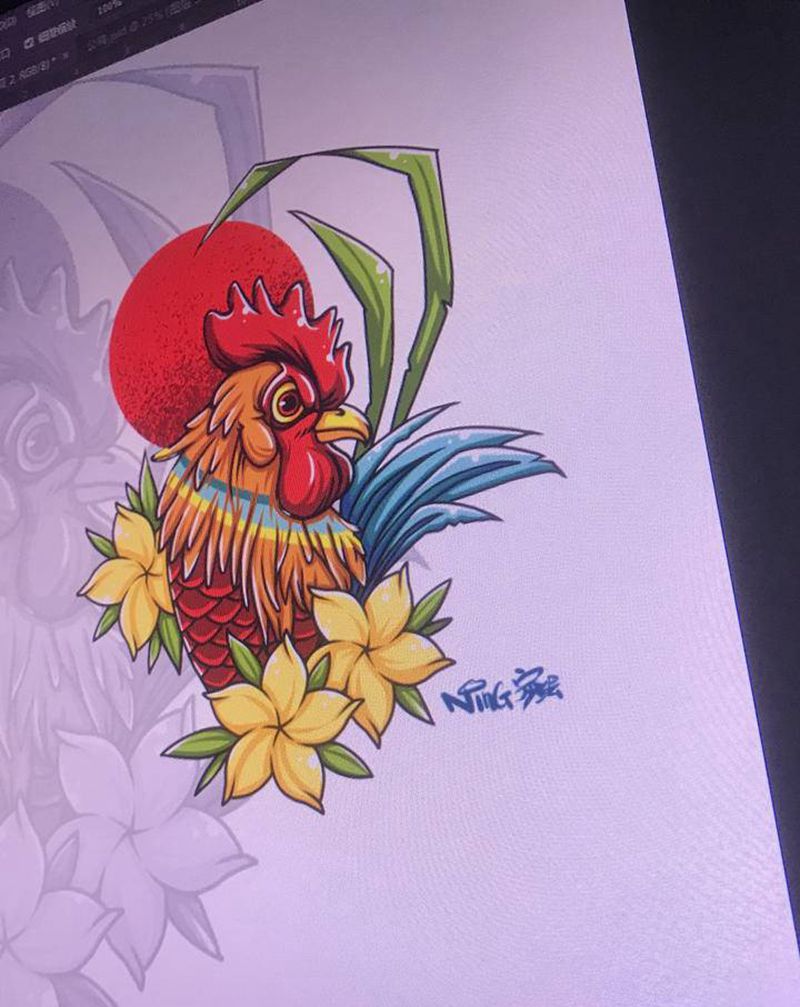 客户定稿+大公鸡