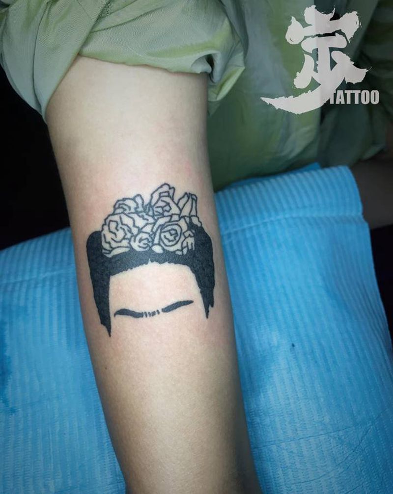 人像纹身图片_手臂图腾Old School纹身图案