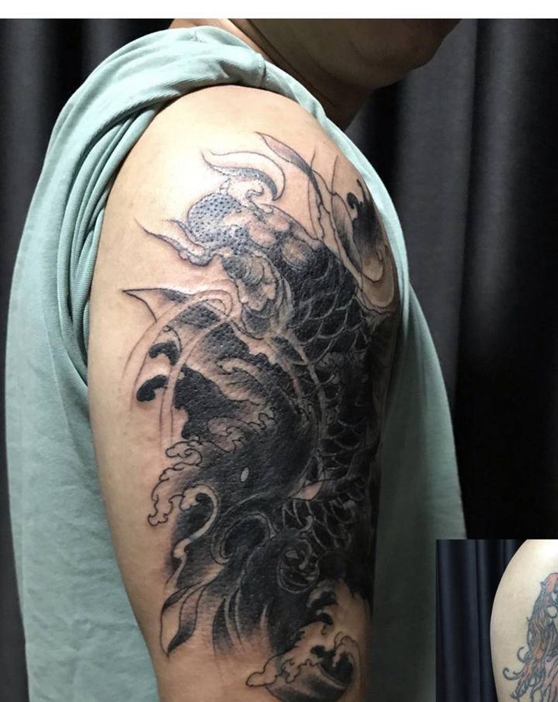 遮盖作品.纹身图片_手臂纹身图案