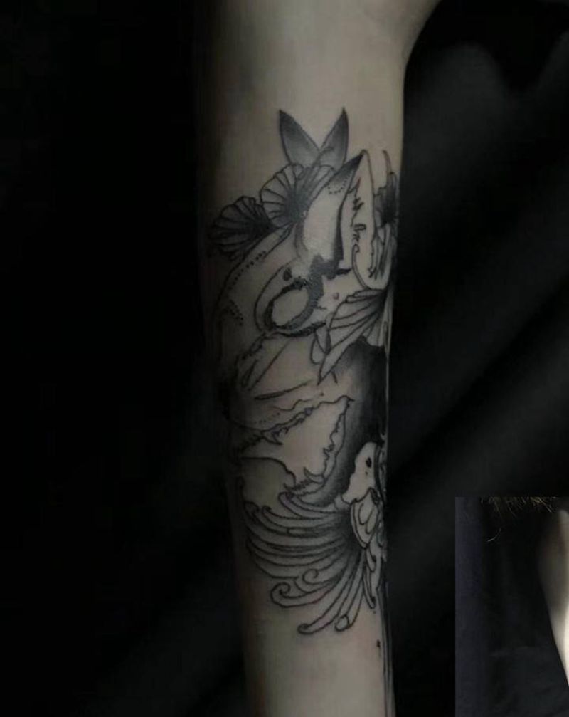 遮盖作品.纹身图片_手臂纹身图案