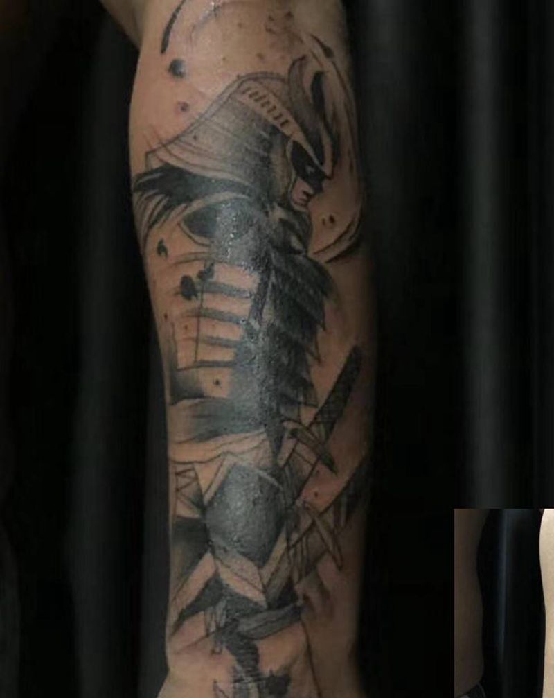 遮盖作品纹身图片_手臂纹身图案