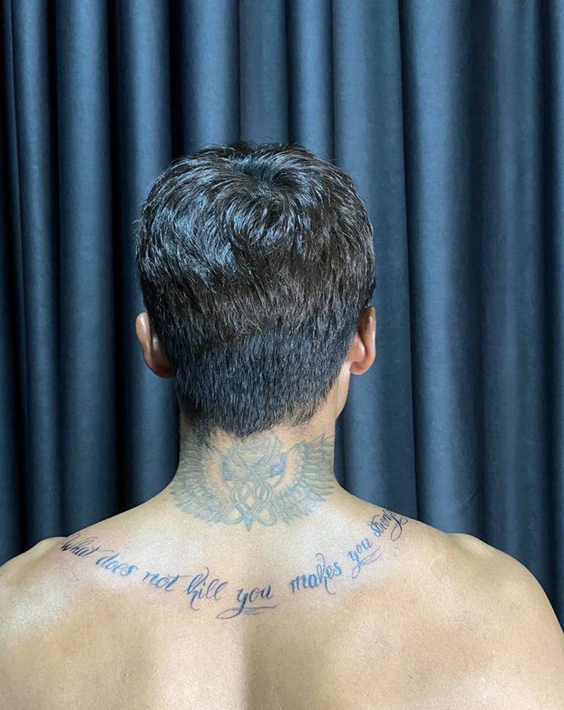 英文添加.纹身图片_肩部纹身图案