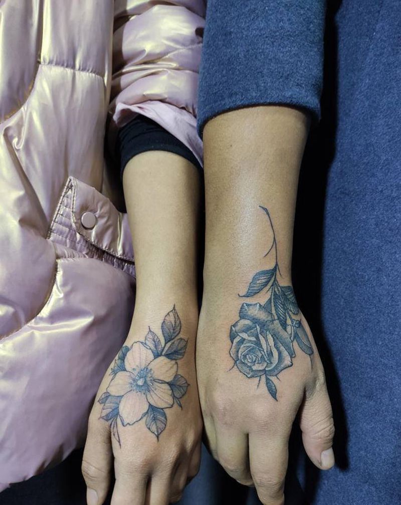 情侣纹身.纹身图片_手臂手部纹身图案