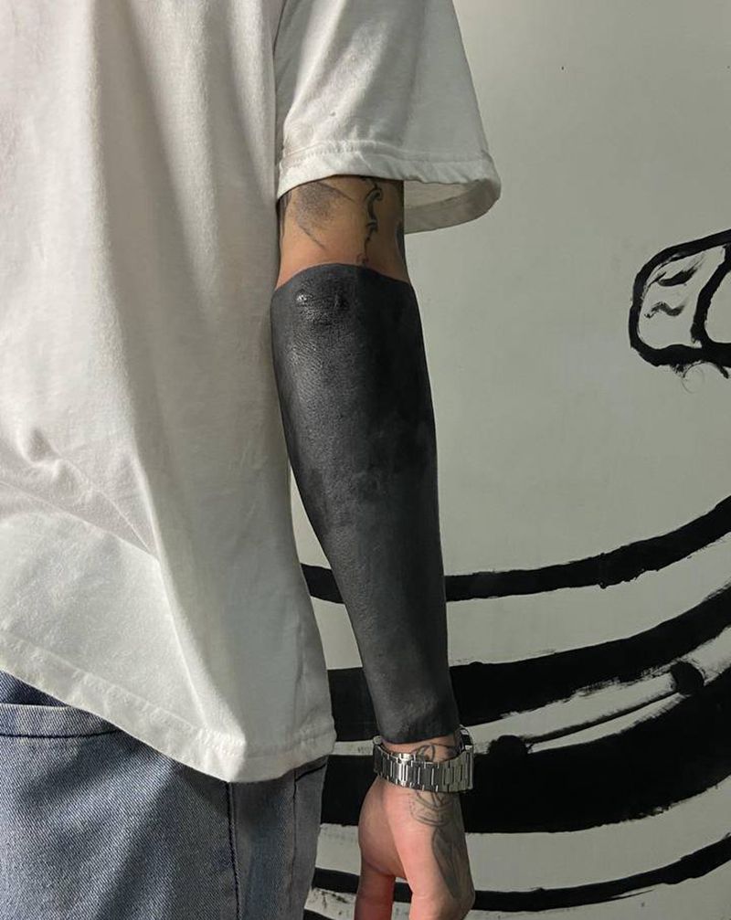 黒臂.纹身图片_手臂纹身图案