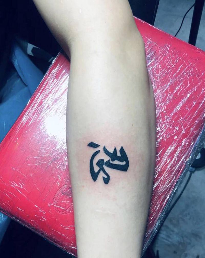 忍纹身图片_手部纹身图案