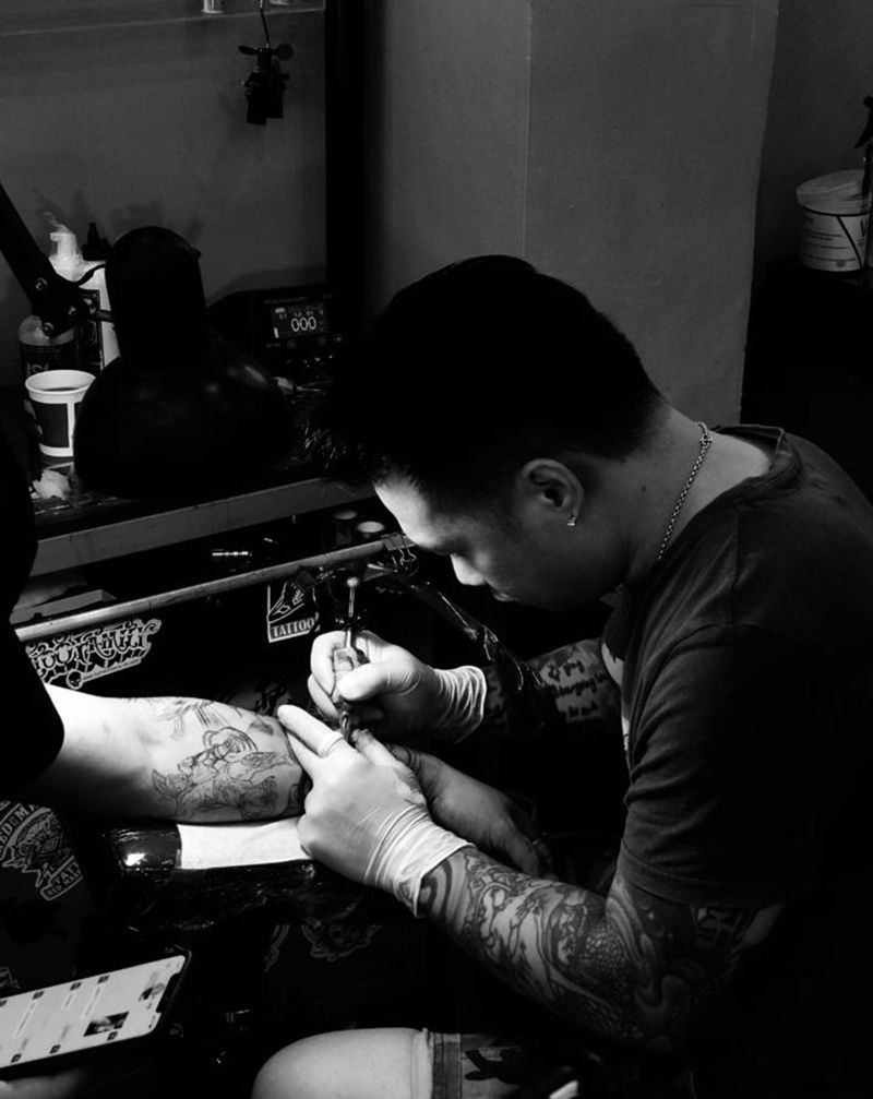 大天使纹身图片_手臂欧美写实纹身图案