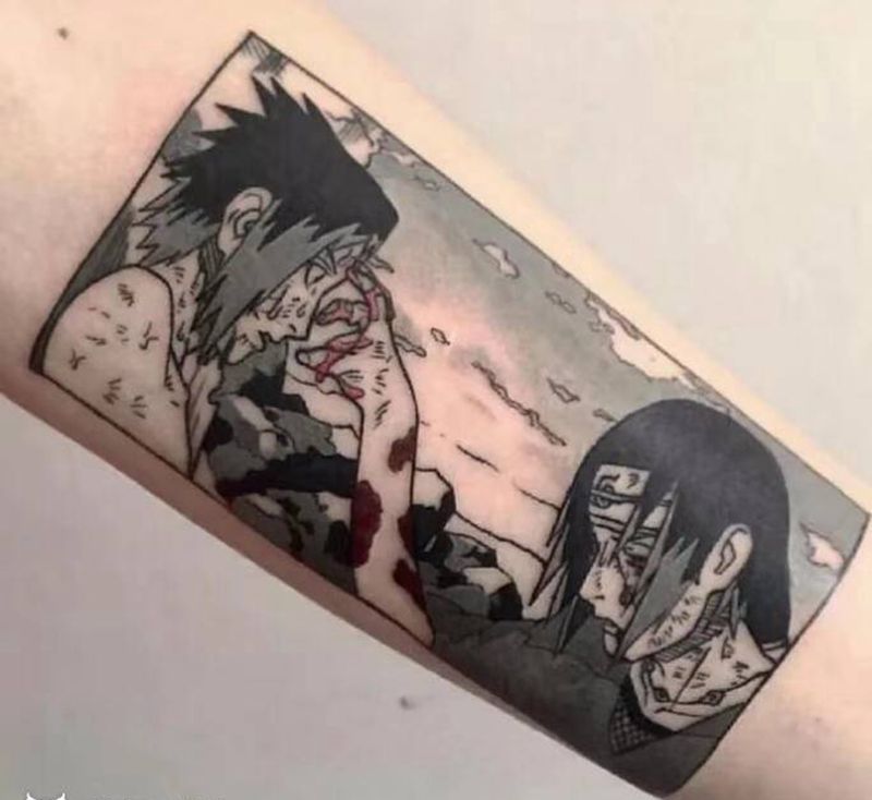 万达广场店作品纹身图片_臀部纹身图案