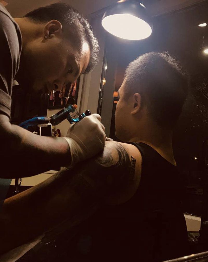 涂鸦纹身图片_手臂纹身图案