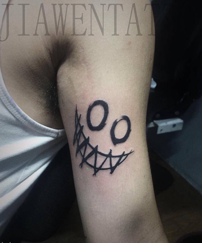 什么鬼纹身图片_手臂纹身图案