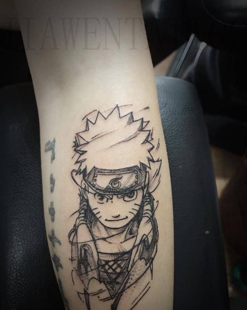 近期作品纹身图片_肩部纹身图案