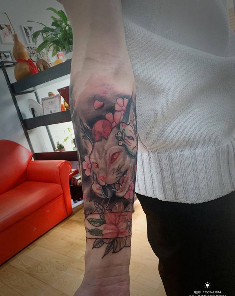 旧图修改纹身图片_手部纹身图案