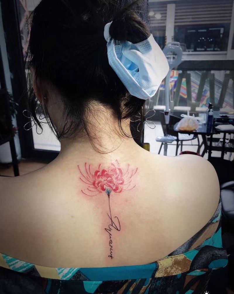 近期作品纹身图片_肩部纹身图案