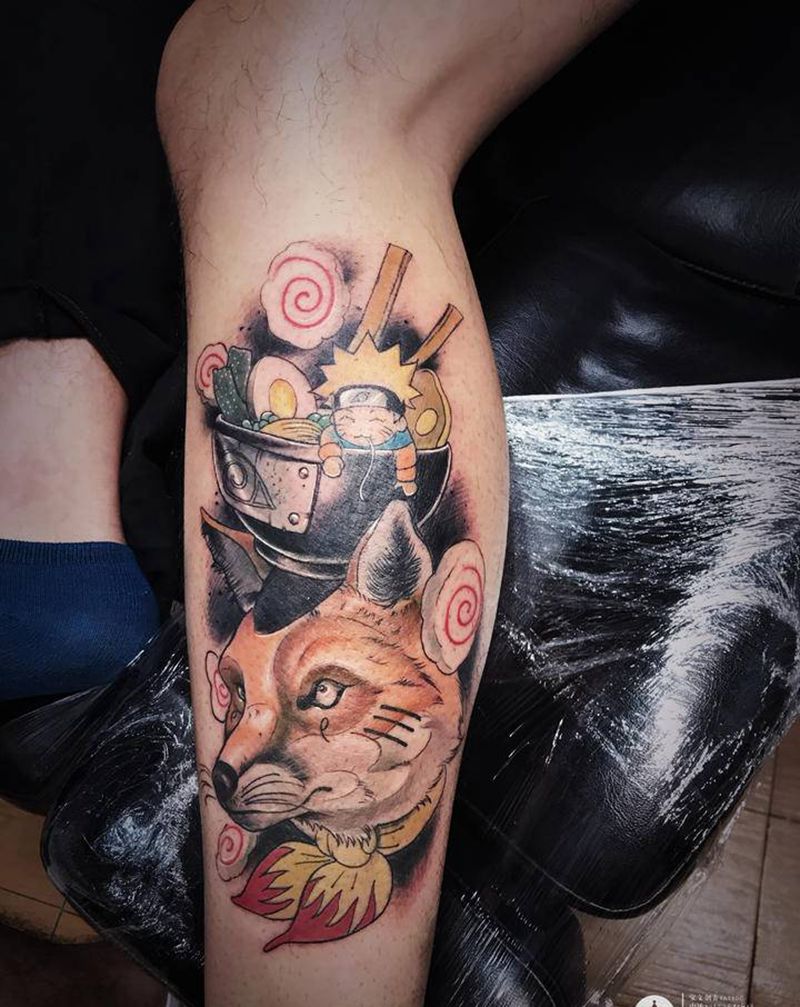 驻店师傅小图纹身图片_颈部纹身图案