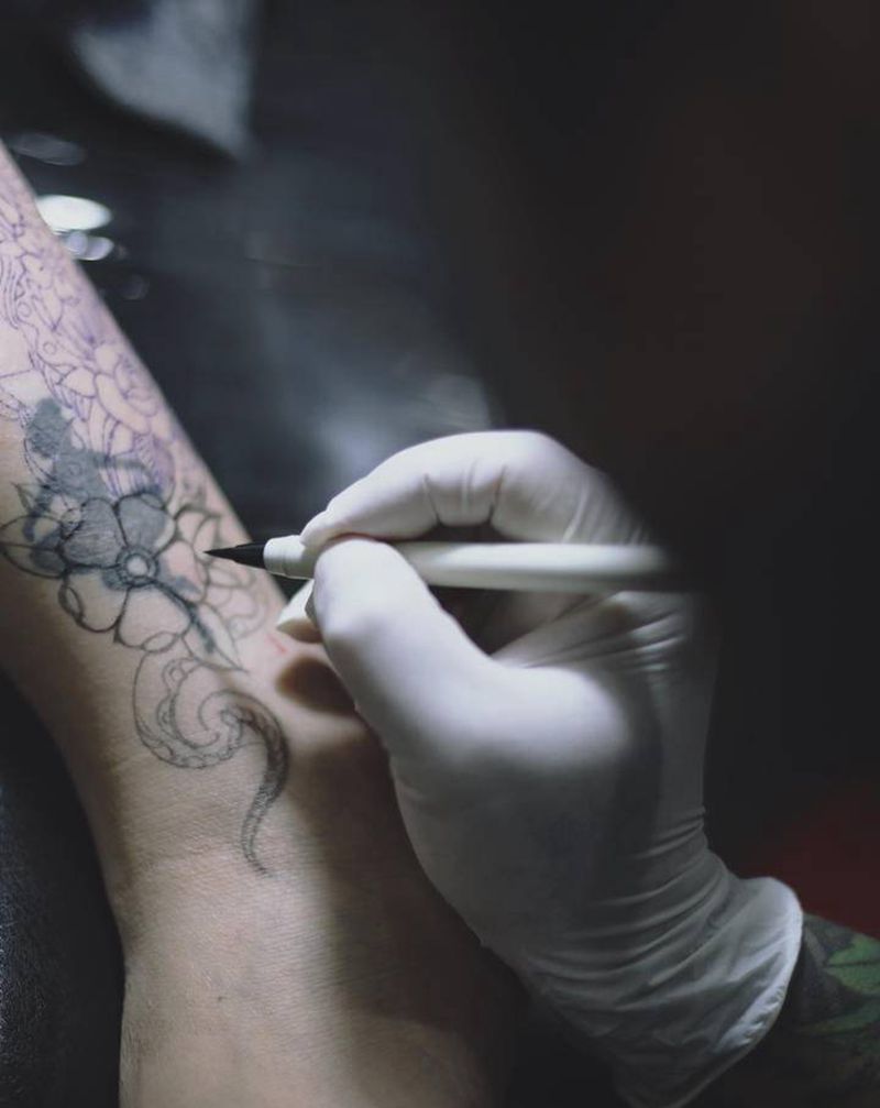 覆盖纹身纹身图片_脚部腿部New SchoolOld School纹身图案