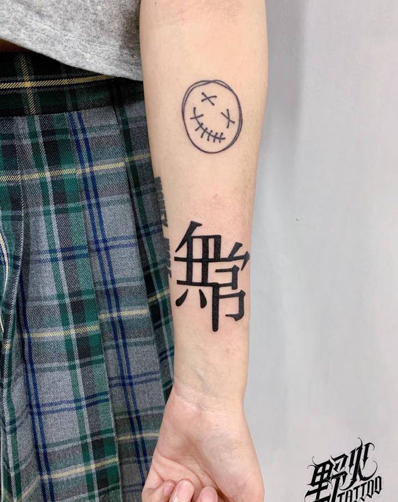 文字组合纹身图片_手臂文字纹身图案