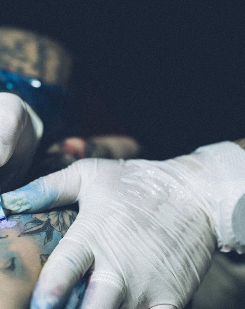 牡丹花纹身图片_手臂纹身图案