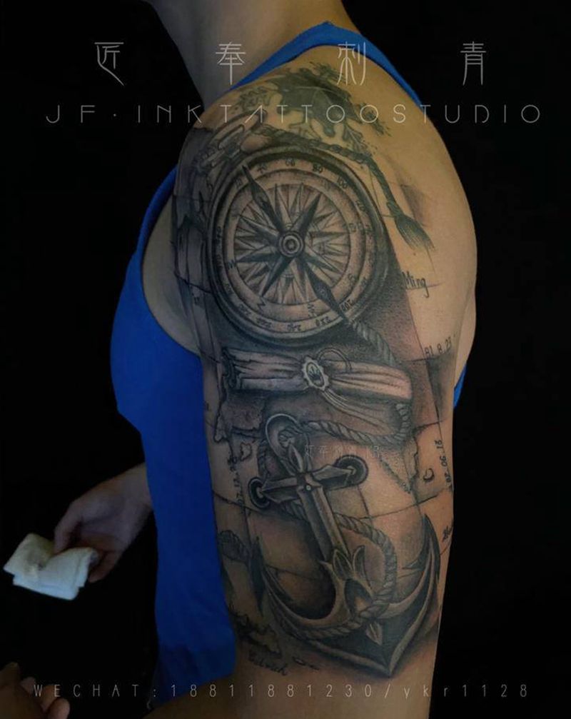 修改旧纹身纹身图片_手臂欧美写实纹身图案