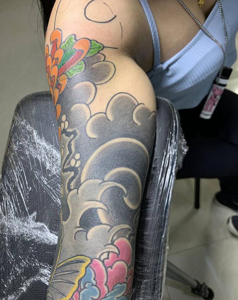 遮盖纹身图片_老传统纹身图案