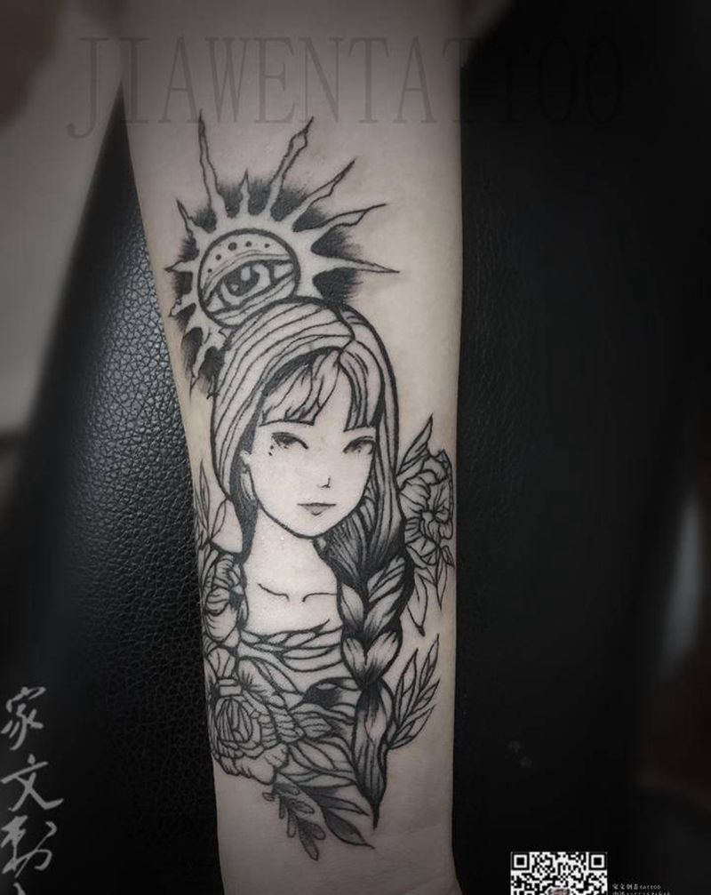 万达店小图纹身图片_手臂纹身图案