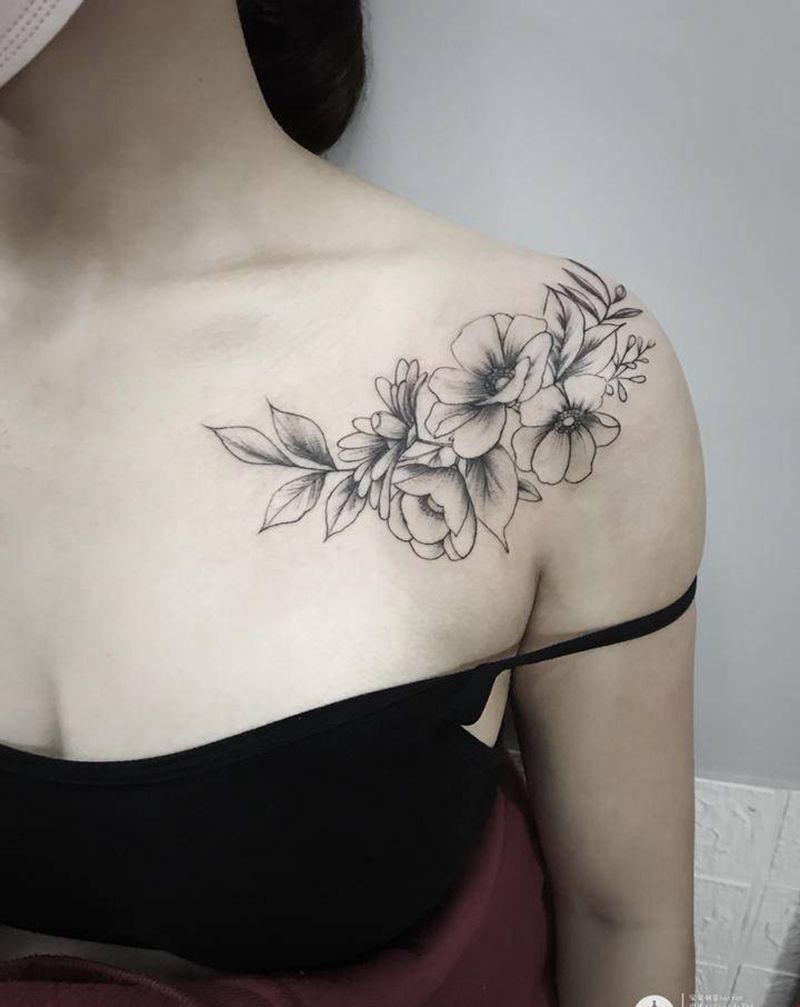 万达店小图纹身图片_手部纹身图案