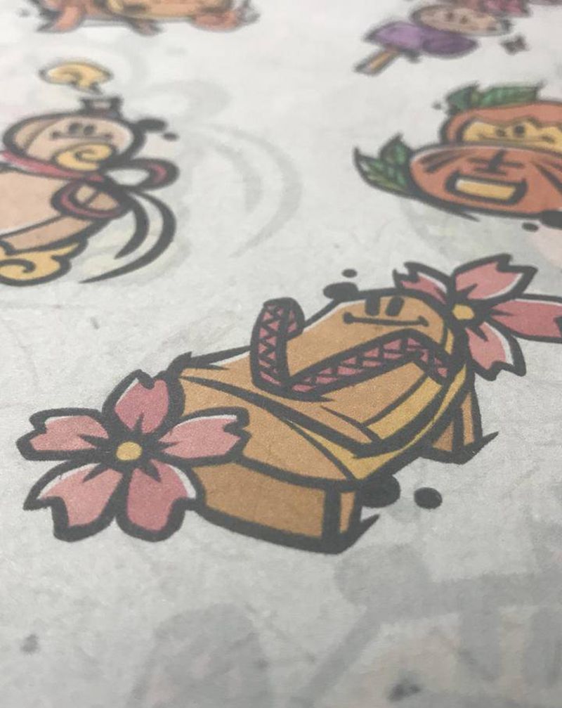 木屐纹身图片_手臂腿部新传统New School纹身图案