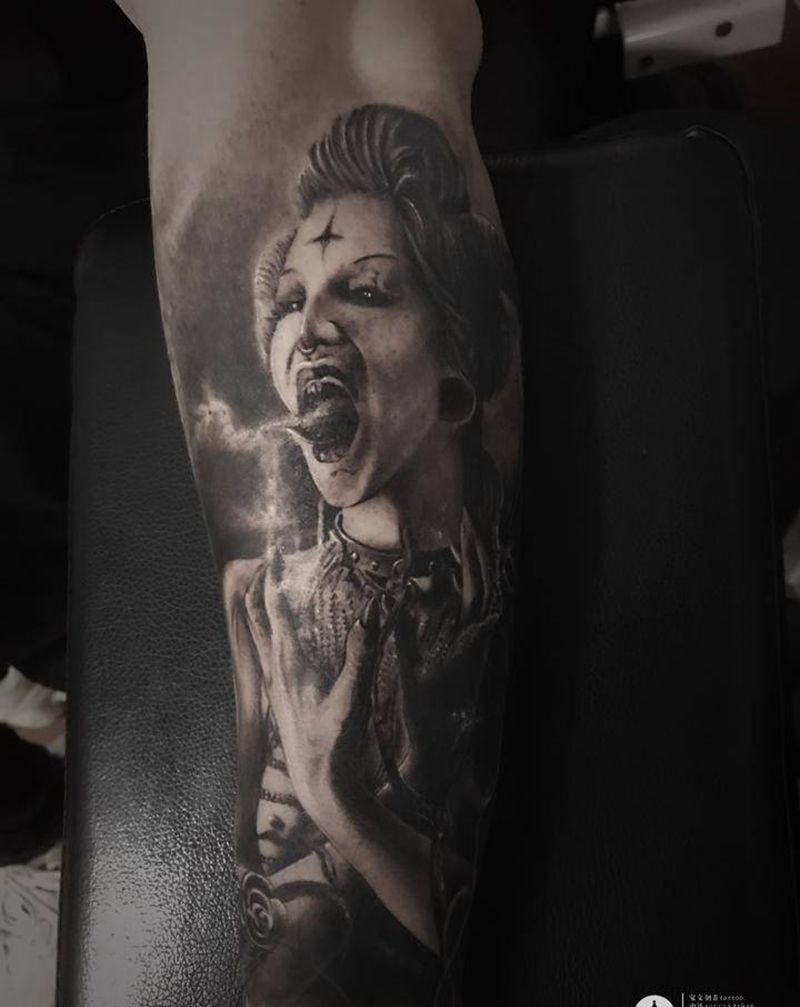 小臂添图纹身图片_手臂纹身图案