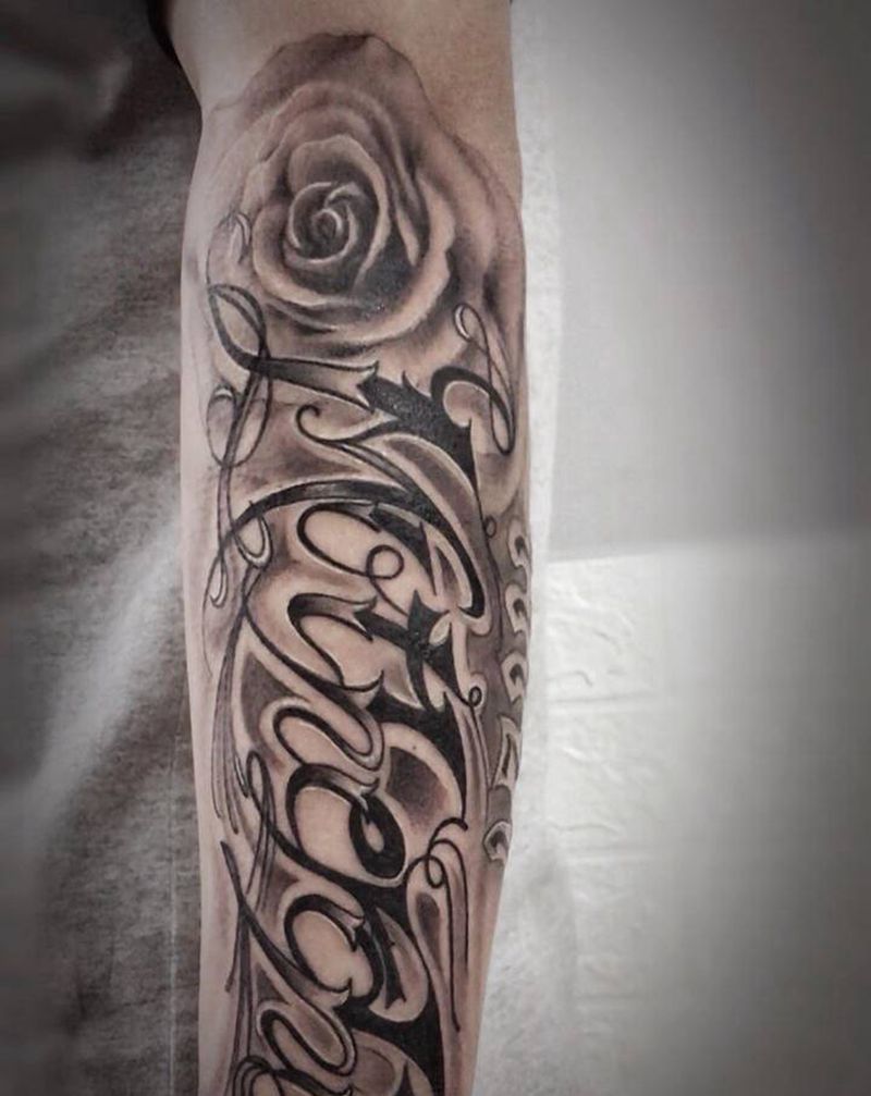 奇卡诺纹身图片_手臂纹身图案