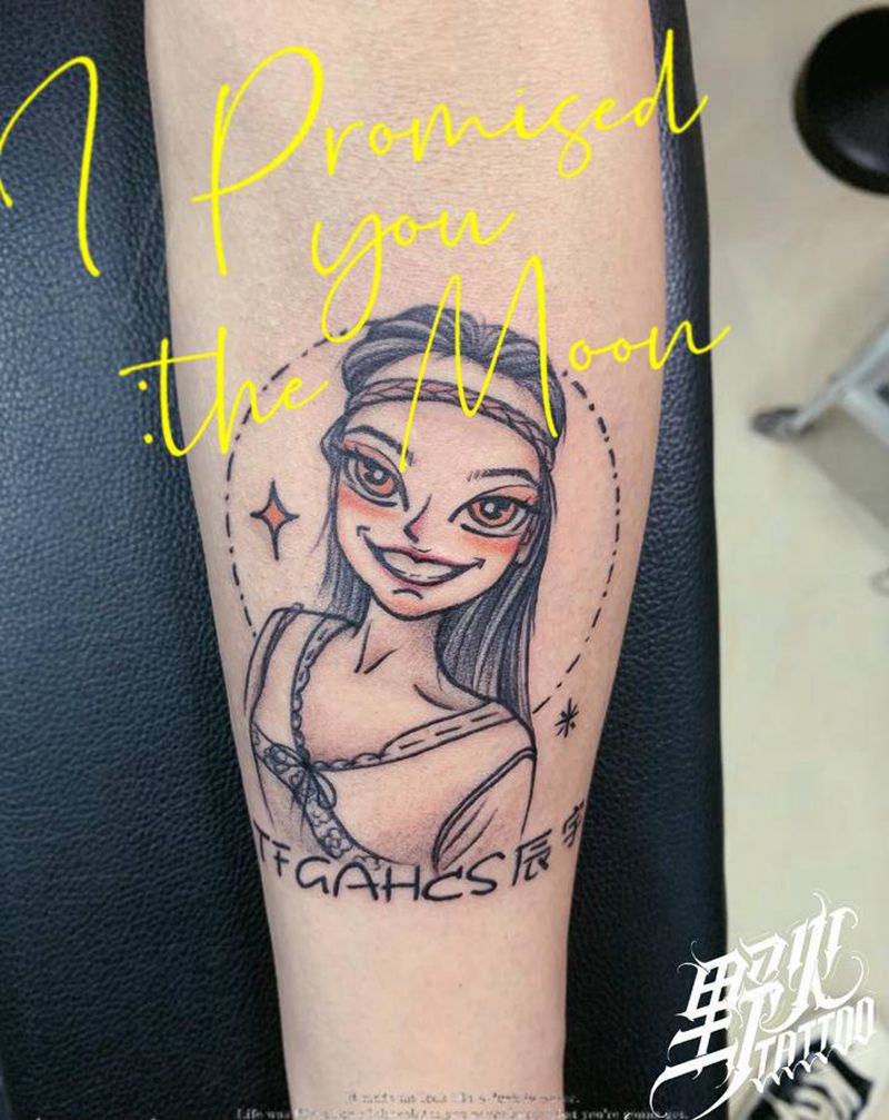 肖像卡通纹身图片_手臂卡通 肖像纹身图案