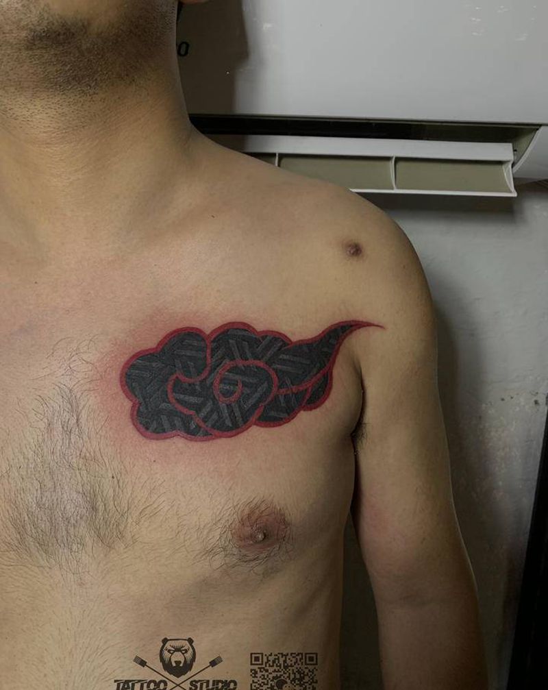 ☁️纹身图片_胸部纹身图案