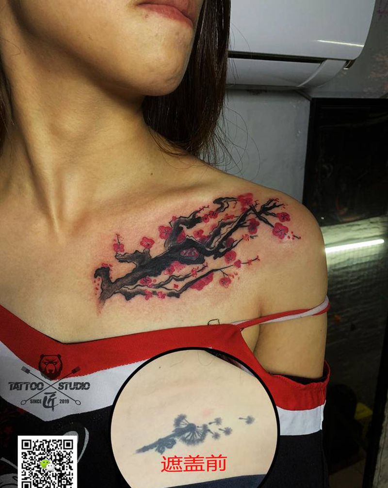 !纹身图片_肩部纹身图案