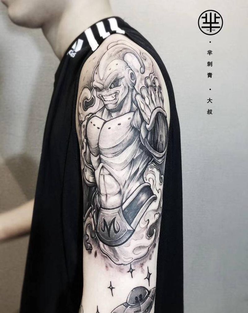 大臂纹身纹身图片_手臂纹身图案