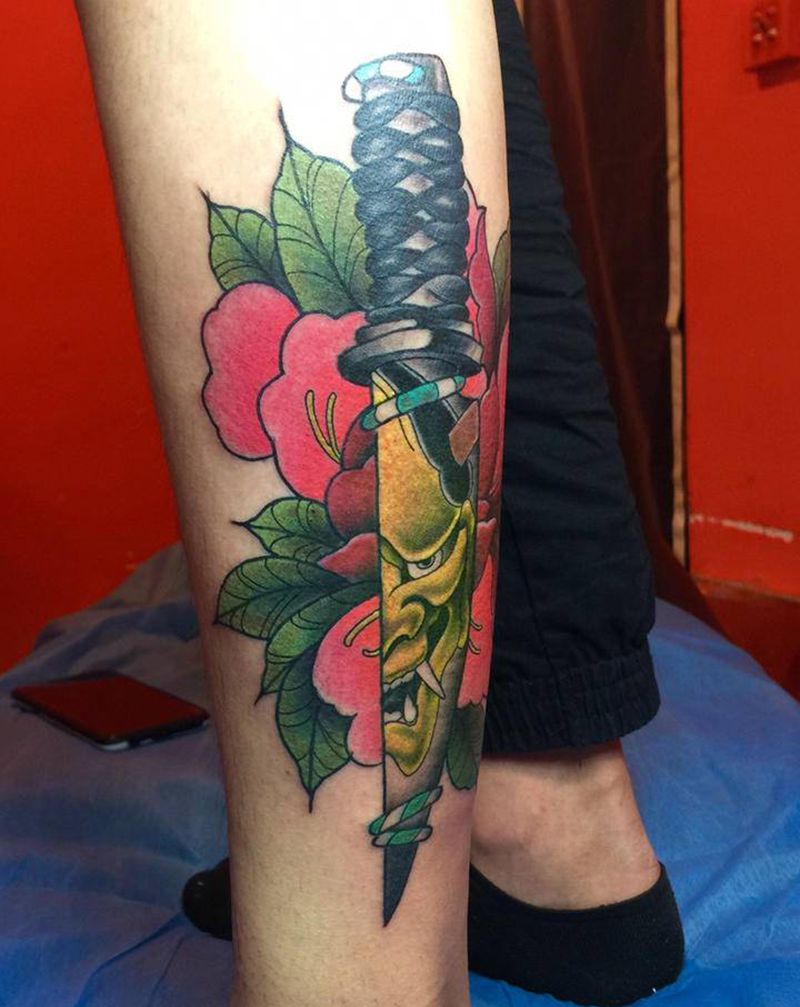 般若纹身图片_新传统纹身图案