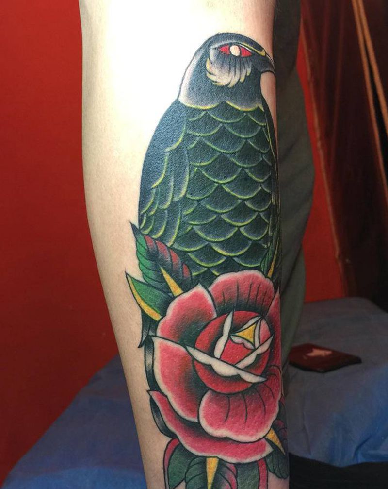 盖住旧纹身纹身图片_Old SchoolNew School纹身图案