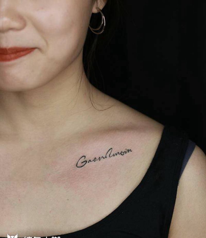 。纹身图片_肩部纹身图案