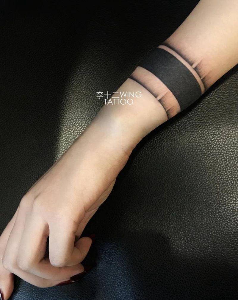 暗黑手坏纹身图片_手部水墨暗黑纹身图案