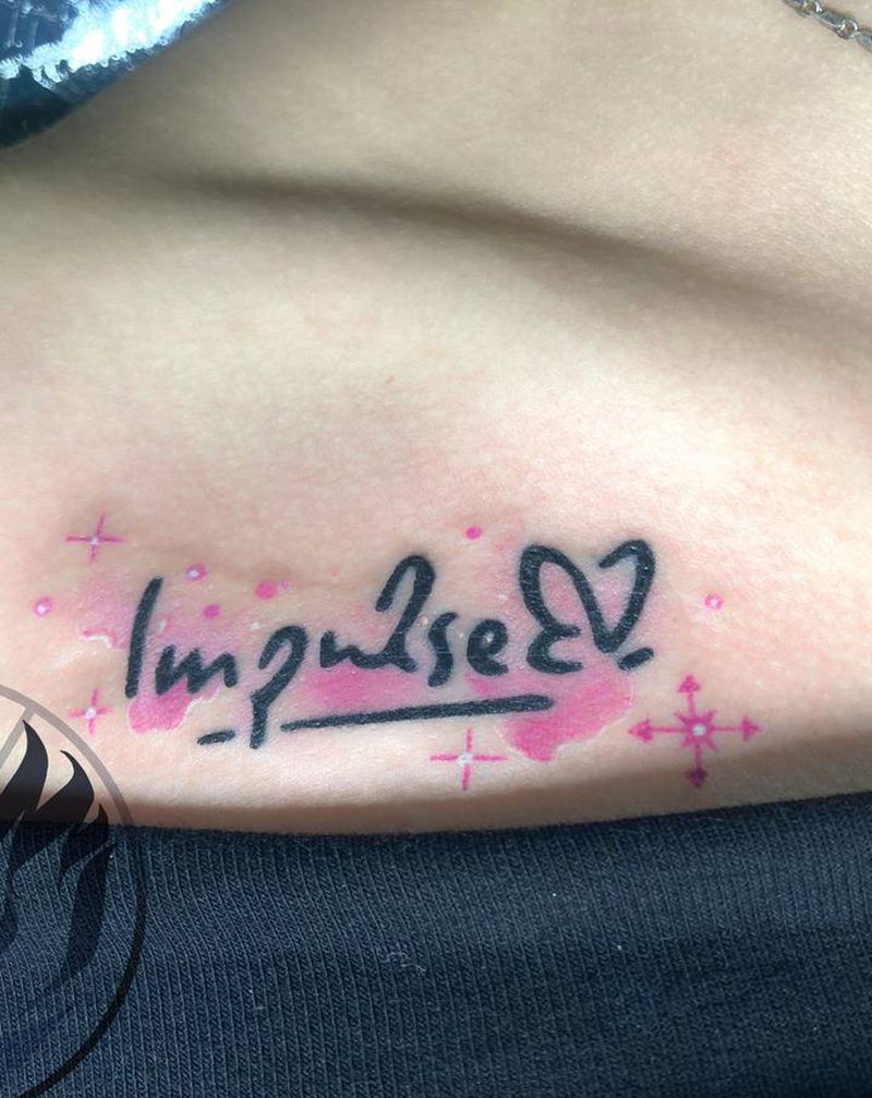 小图纹身图片_胸部手部水彩图腾纹身图案