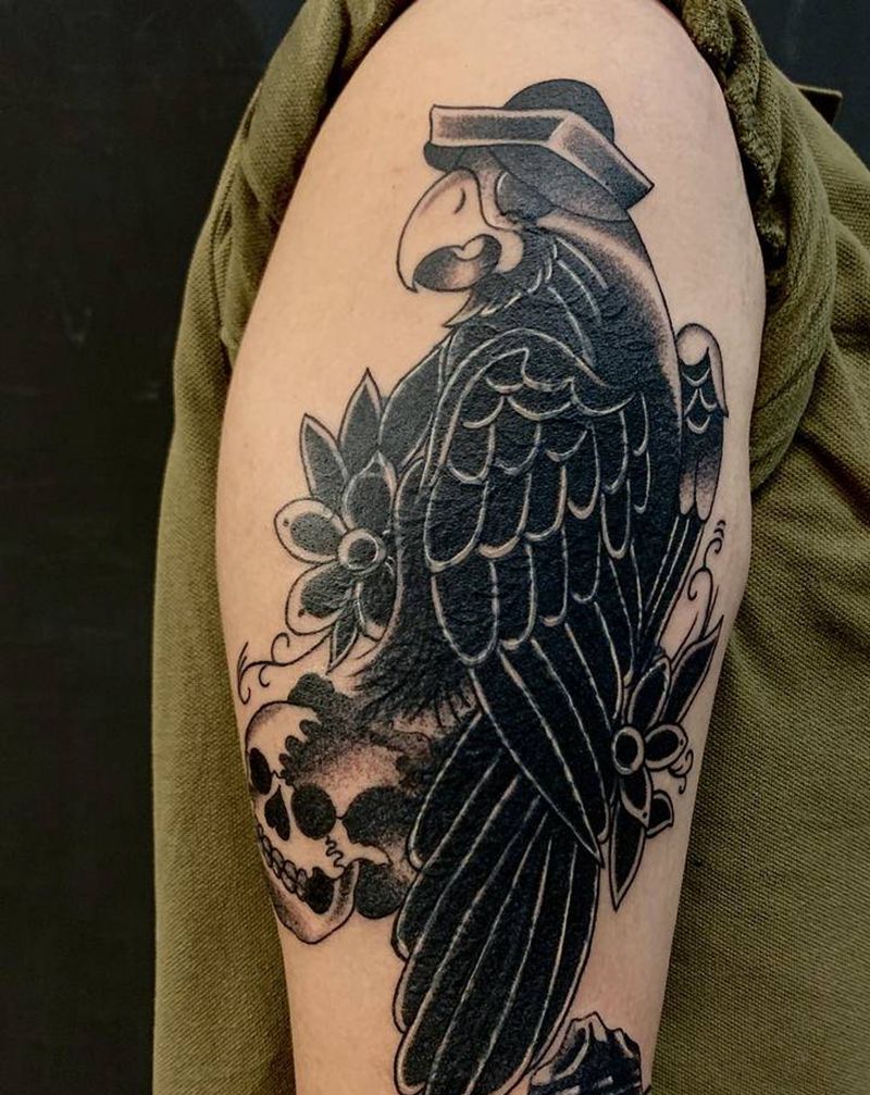 遮盖纹身图片_肩部纹身图案