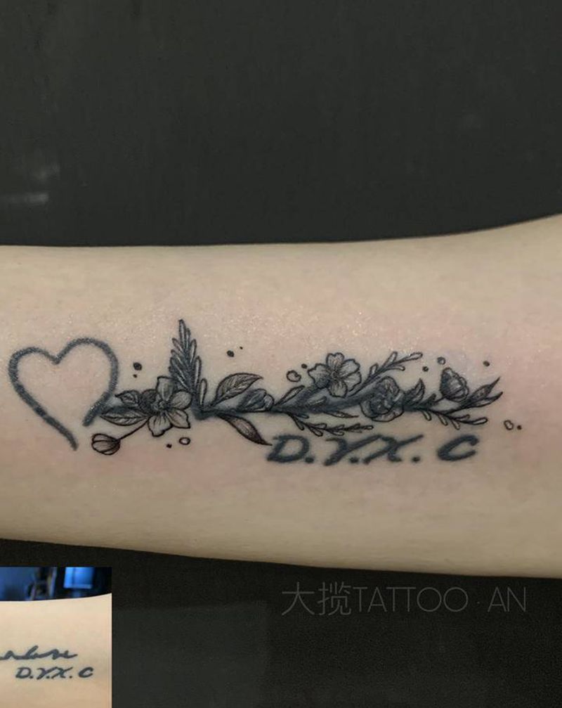 旧图遮改纹身图片_手臂纹身图案