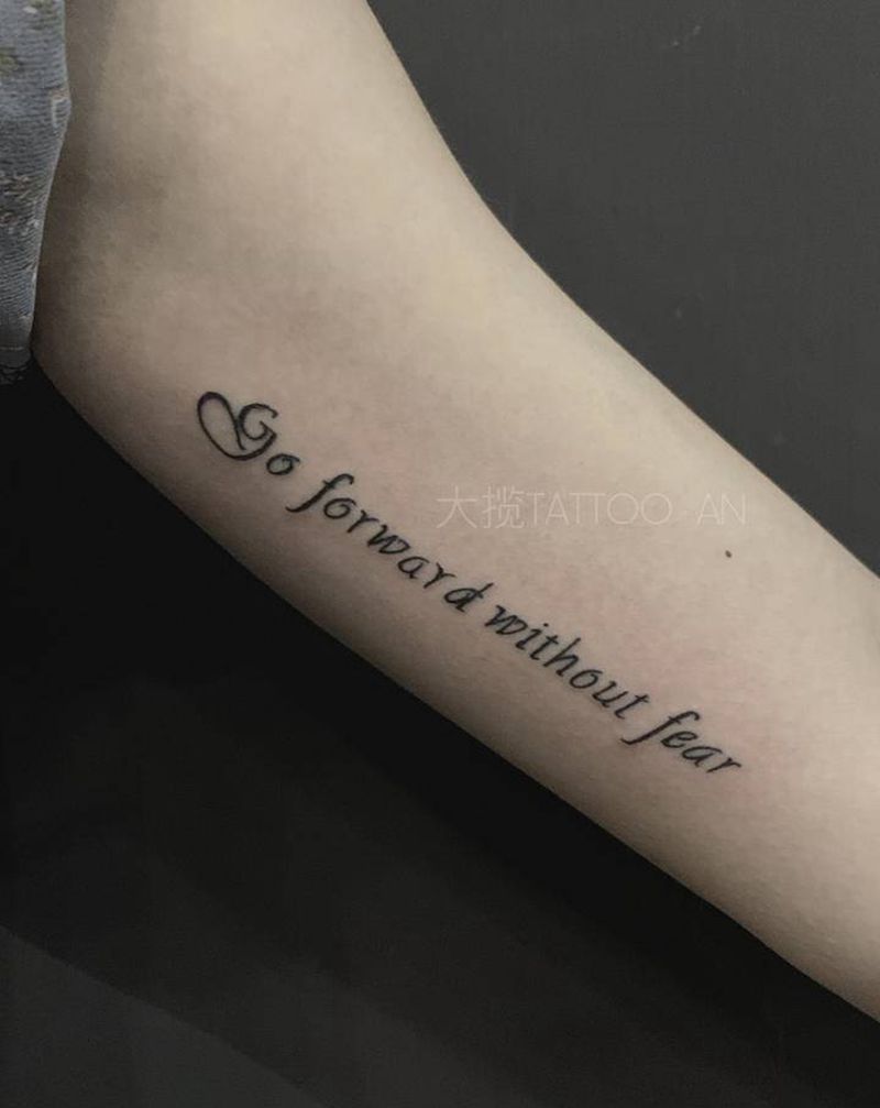 小清新纹身图片_手臂纹身图案