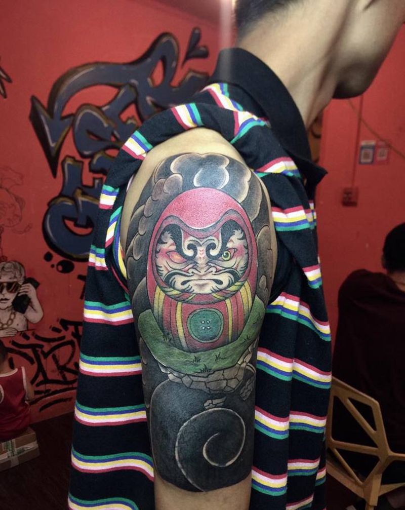 遮盖纹身图片_手臂老传统纹身图案