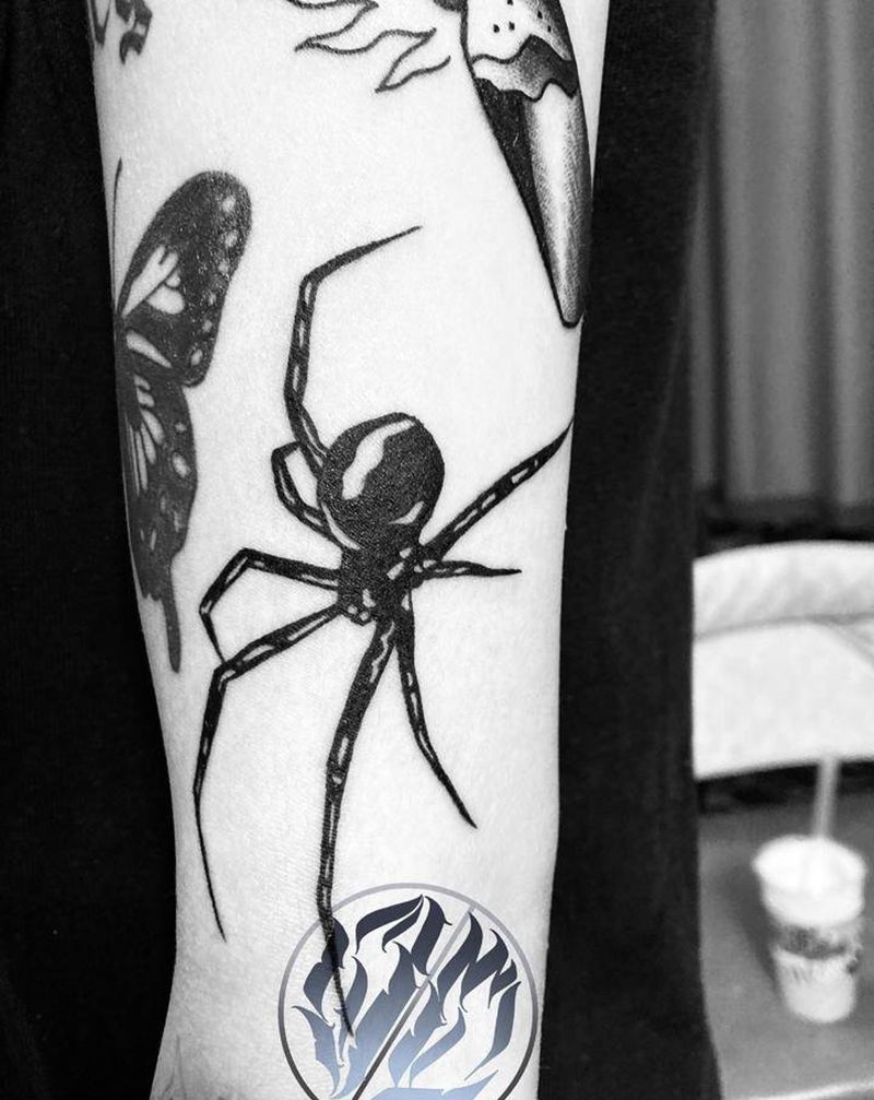 暗黑小图纹身图片_手臂图腾暗黑纹身图案