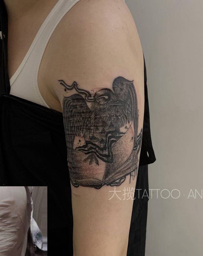 疤痕遮盖纹身图片_手臂纹身图案