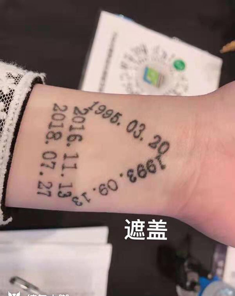 遮盖纹身图片_手部纹身图案