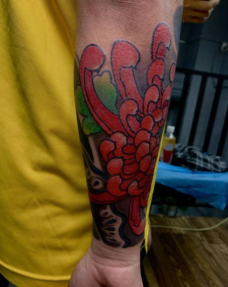 老传统，小臂纹身图片_手臂纹身图案