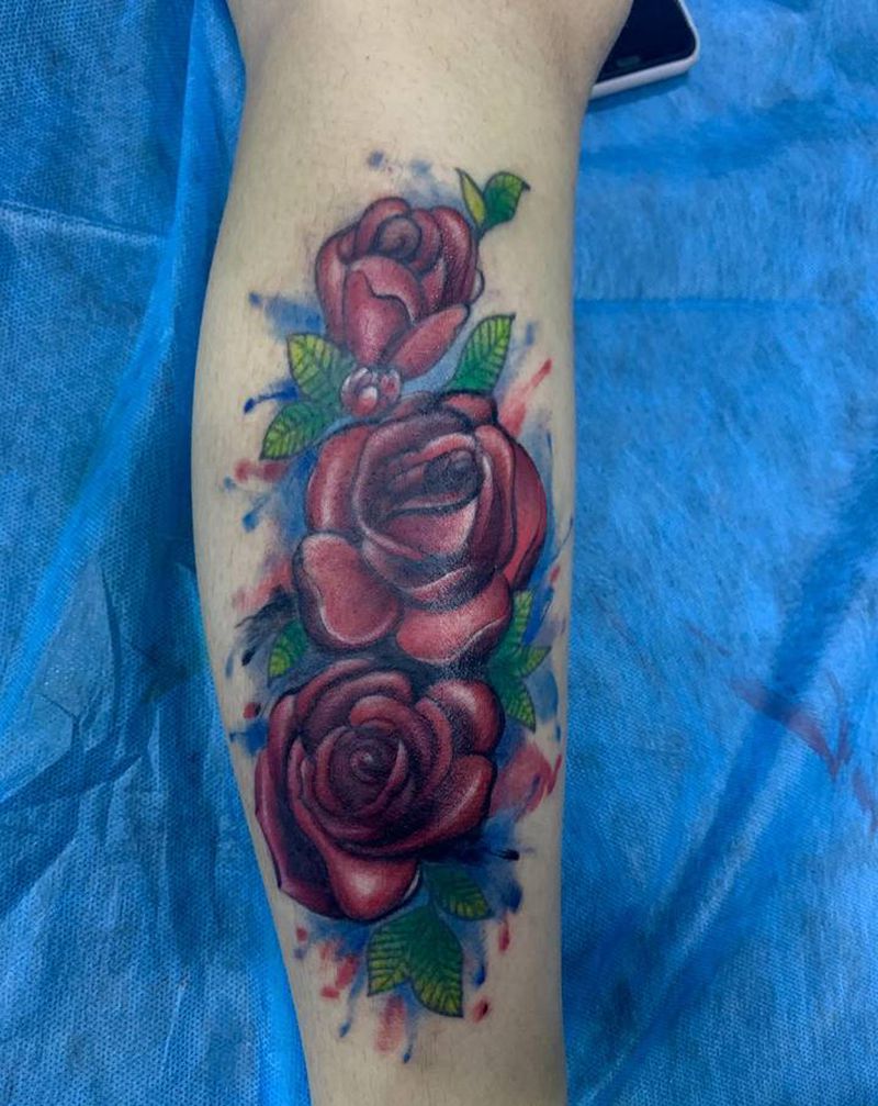 修改纹身图片_腿部纹身图案