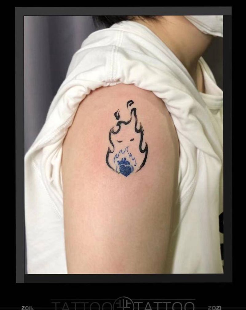 小清新图案~纹身图片_手臂手部水彩水墨纹身图案